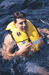 MD3032 AirForce automatic inflatable life jacket with harness brought to you by Mustang Survival.