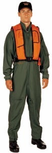 MD1127 constant wear twin chamber aviation life preserver brought to you by Mustang Survival.
