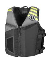 MV3600 REV young adult vest ANSI grey front