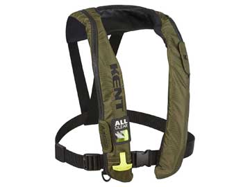 Kent a/m-33 all clear manual inflatable PFD