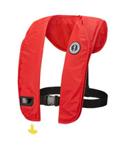 MD2014 MIT manual inflatable PFD red front replaces Stearns 1271