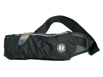 MD3075 inflatable belt pack life preserver