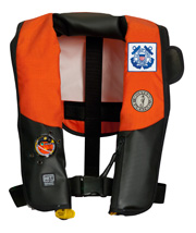 MD318334 uscg aux HIT automatic inflatable PFD red replaces Stearns 1470