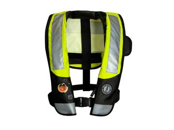 MD3183 T3 ANSI high visability auto inflatable pfd replaces Stearns 1470