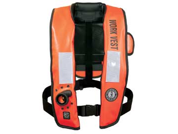 md3188 hydrostatic automatic inflatable work vest
