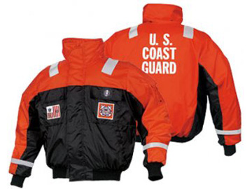 mj6214 22 us coast guard flotation bomber jacket