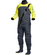MSD200 hudson dry suit gray yellow front