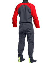 MSD200 hudson dry suit gray red back