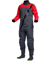 MSD200 hudson dry suit gray red front