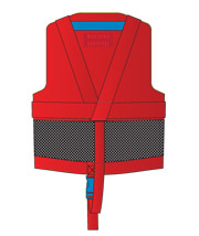MV3565 rev child vest red back