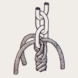 3-strand rope to chain splice figure 10