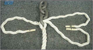 3-strand rope to chain splice figure 3