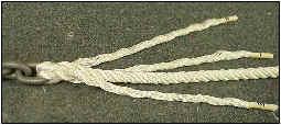 3-strand rope to chain splice figure 4