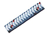 Polyester double braid ropes