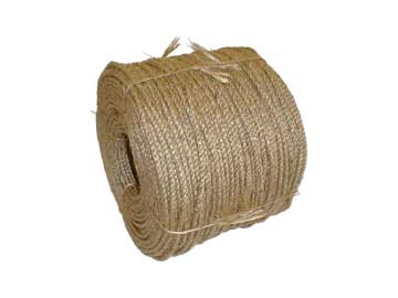 Manila Rope - 3/8 Inch Rope 600' - 3 Strand Cordage Twisted Braided Rope -  Thick Natural Fiber Rope for Nautical, Marine, Decorative Rope for Crafts