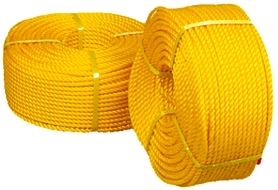 Polypropylene 3 strand ropes