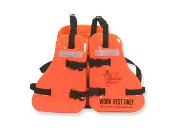 wv-10 vinyl dip coated work vest